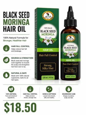 BLACK SEED MORINGA HAIR OIL