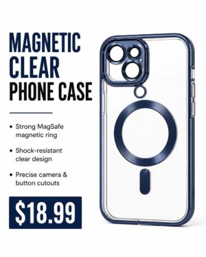 MAGNETIC CLEAR PHONE CASE