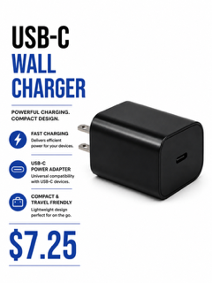 USB-C WALL CHARGER