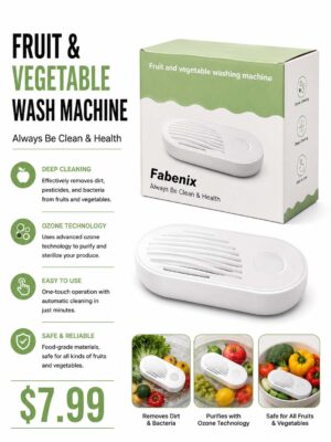 FRUIT & VEGETABLE WASH MACHINE