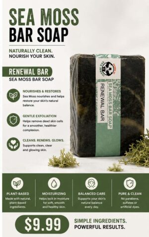 SEA MOSS BAR SOAP