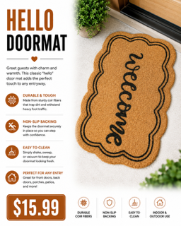 HELLO Doormat