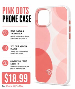PINK DOTS PHONE CASE