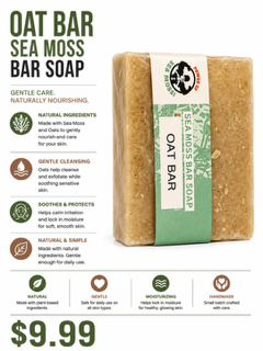 Oat Bar Sea Moss