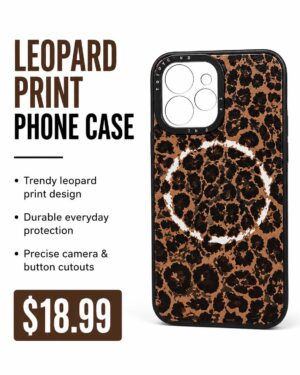 LEOPARD PRINT PHONE CASE