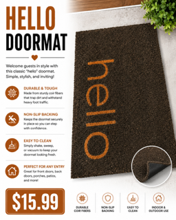 Doormat Hello